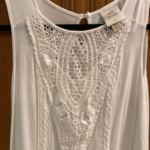 Nwot Know Rose White Lace Blouse - Picture 2 of 4
